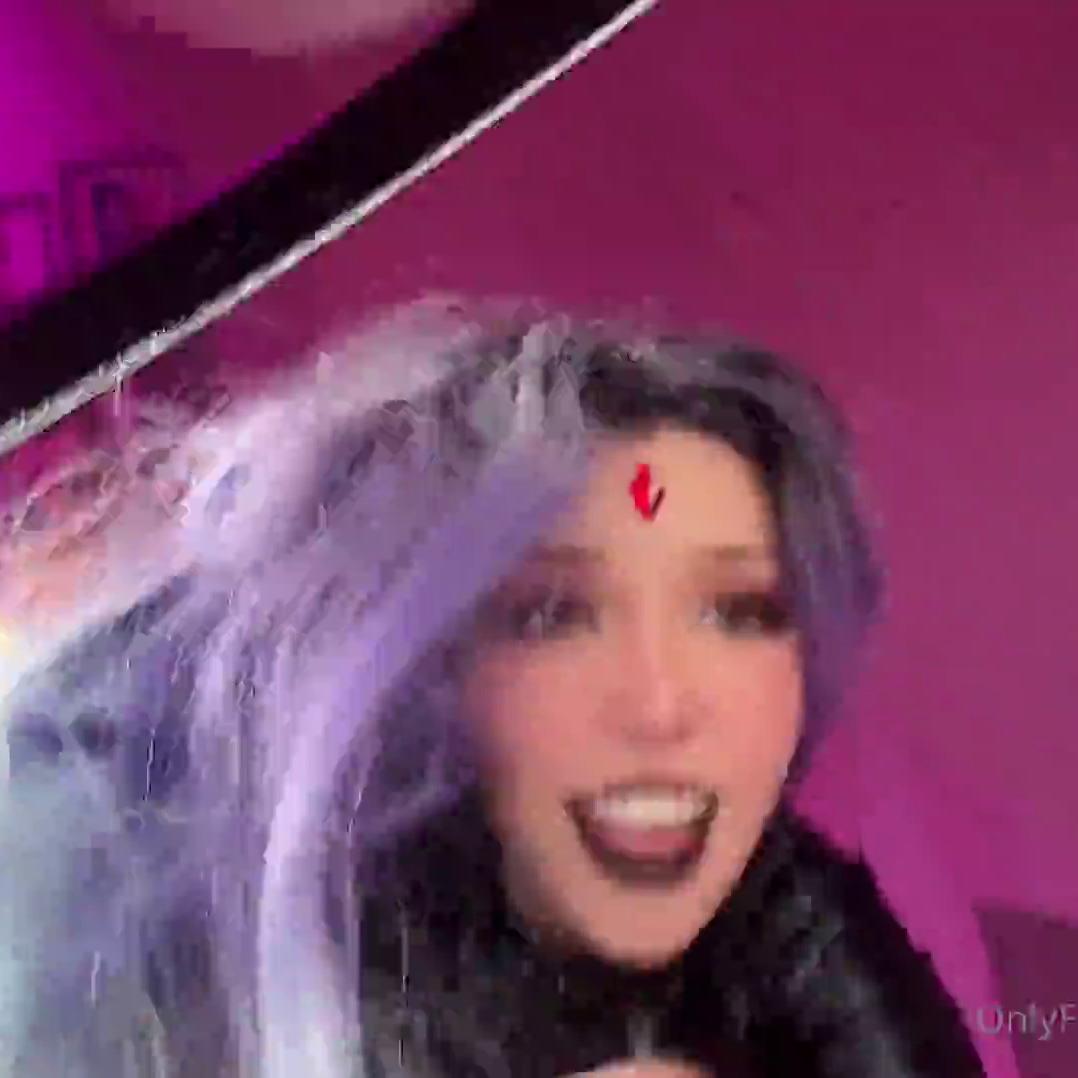 Belle Delphine Raven Cosplay Pussy Fuck Video Leaked