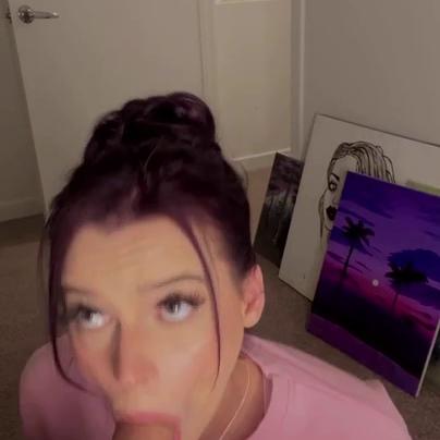 XoSarahx Cum in Mouth Blowjob Video Leaked