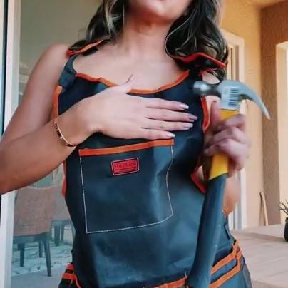 Arianny Celeste Nude in Carpenter Dress Teasing Video Leaked