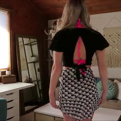 Kat Wonders Strip Tease Try On NSfW Video