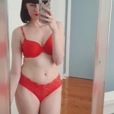 Lolly Fangs Red Panties Twitch Nude Video
