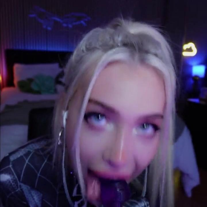 Ariesiatv SpiderGirl ASMR JOI Dildo Sucking Leaked Video